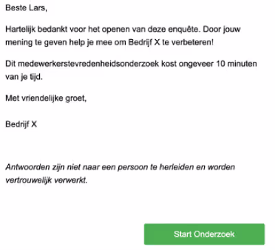 voorbeeld inleiding enquete